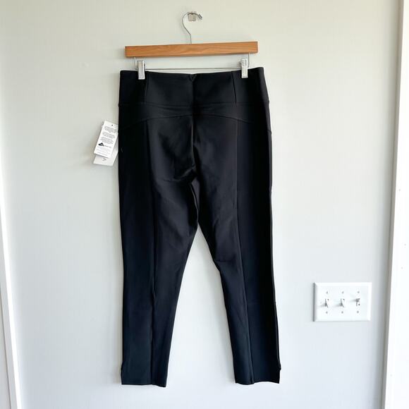Athleta Stellar Crop High Rise Pull On Pant Black L NWT - Picture 3 of 10